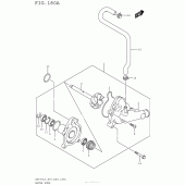 Схема вузла: Водяний насос для Suzuki AN650 Burgman (EU analogue of SkyWave)