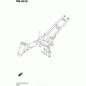 Схема вузла: Рама для Suzuki DR-Z70