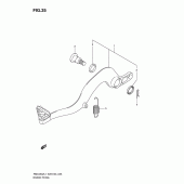 Схема вузла: Лапка гальма для Suzuki RMX450