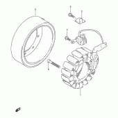 Схема вузла: Статор & Ротор для Suzuki TL1000