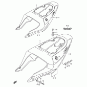 Схема вузла: Бічні панелі (Model y) для Suzuki GSX-R750