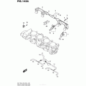 Схема вузла: Throttle Body Hose/Joint (Gsx-R750L5 E03) для Suzuki GSX-R750