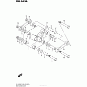 Схема вузла: Важіль прогресії для Suzuki DR-Z400 DR-Z400S