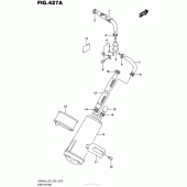 Схема вузла: Система вентиляції бензобака (Vz800L6 E33) для Suzuki VZ800 Boulevard M50