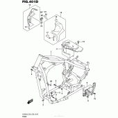 Схема узла: Рама (Vl800Tl6 E03) для Suzuki VL800 Boulevard C50