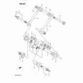 Схема узла: Рычаг прогрессии для Suzuki DR250