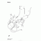 Схема вузла: Система вентиляції бензобака для Suzuki GW250 Inazuma