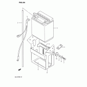 Схема вузла: Акумулятор для Suzuki GSX-R750