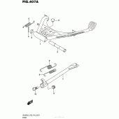 Схема вузла: Stand (Uh200Al5 P28) для Suzuki UH200 Burgman