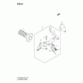 Схема вузла: Lefth handle lever для Suzuki DR125