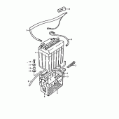 Схема вузла: Акумулятор для Suzuki GS1000