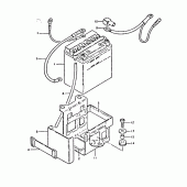Схема вузла: Акумулятор для Suzuki GSX400