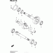 Схема вузла: Трансмісія для Suzuki AN400 Burgman (EU analogue of SkyWave)