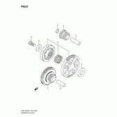 Схема узла: Привод стартера для Suzuki GSX1300 Hayabusa