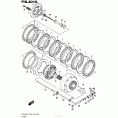 Схема узла: Сцепление (Vzr1800L7 E28) для Suzuki VZR1800 Boulevard M109R B.O.S.S
