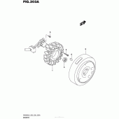 Схема вузла: Статор & Ротор для Suzuki DR200 DR200S