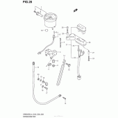 Схема вузла: Speedometer (Dr650Sel4 E33) для Suzuki DR650 DR650SE