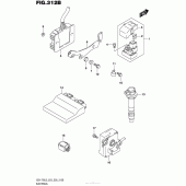 Схема вузла: Електроустаткування (Gsx-R750L5 E28) для Suzuki GSX-R750