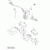 Схема вузла: Імпульсний датчик для Suzuki GSX750 Katana