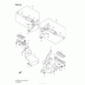 Схема узла: Подножки для Suzuki VZ1500 Boulevard M90