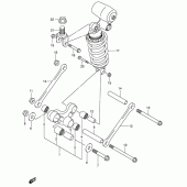 Схема вузла: Важіль прогресії для Suzuki GSX-R750