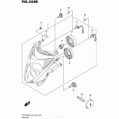 Схема вузла: Фара (Gsx1300Ral6 E28) для Suzuki GSX1300 Hayabusa