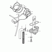 Схема вузла: Fuel cock - fuel gauge для Suzuki GS1000