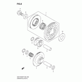 Схема узла: Привод стартера для Suzuki GSX-R1000