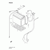 Схема вузла: Акумулятор для Suzuki DL650 V-Strom