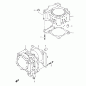 Схема вузла: Циліндр для Suzuki SV650