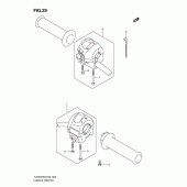 Схема узла: Пульт управления рулевой для Suzuki TU250