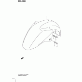 Схема узла: Переднее крыло (Model k9) для Suzuki UH200 Burgman