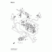 Схема вузла: Дросельна заслінка для Suzuki VZR1800 Intruder M1800R/ Boulevard M109R