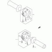 Схема вузла: Пульт керування рульовим для Suzuki AN400 Burgman (EU analogue of SkyWave)