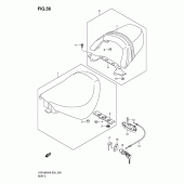 Схема вузла: Сидіння (See note) для Suzuki VZR1800 Intruder M1800R/ Boulevard M109R