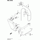 Схема узла: Патрубок системы охлаждения (Vl800Tl5 E33) для Suzuki VL800 Boulevard C50