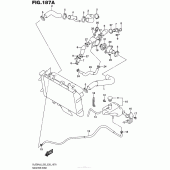 Схема узла: Патрубок системы охлаждения для Suzuki DL650 V-Strom