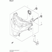 Схема узла: Фара (Gsx-R1000L4 E33) для Suzuki GSX-R1000