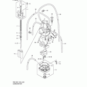 Схема узла: Карбюратор (Model k1) для Suzuki RM125