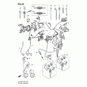 Схема узла: Электропроводка для Suzuki VL1500 Intruder C1500/ Boulevard C90