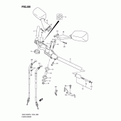 Схема узла: Руль & Тросики для Suzuki GSX1300 Hayabusa