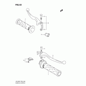 Схема узла: Ручки руля для Suzuki UH125 Burgman
