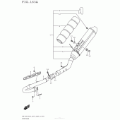 Схема вузла: Вихлопна система для Suzuki RM-Z450
