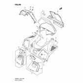 Схема узла: Приборная панель (An650al1 e19) для Suzuki AN650 Burgman (EU analogue of SkyWave)