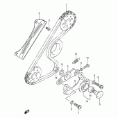 Схема вузла: Balancer chain для Suzuki DR650 DR650RE