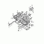 Схема вузла: Головка циліндра Suzuki GS1000