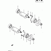 Схема вузла: Балансувальний вал для Suzuki DR650 DR650R