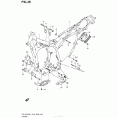 Схема узла: Рама для Suzuki DR-Z400 DR-Z400S