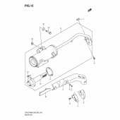 Схема вузла: Вихлопна система для Suzuki DR-Z70