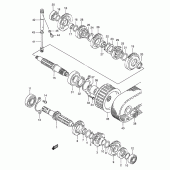 Схема узла: Трансмиссия для Suzuki LS650 Savage